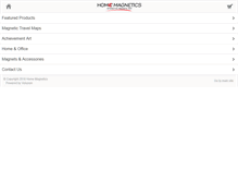 Tablet Screenshot of homemagnetics.com
